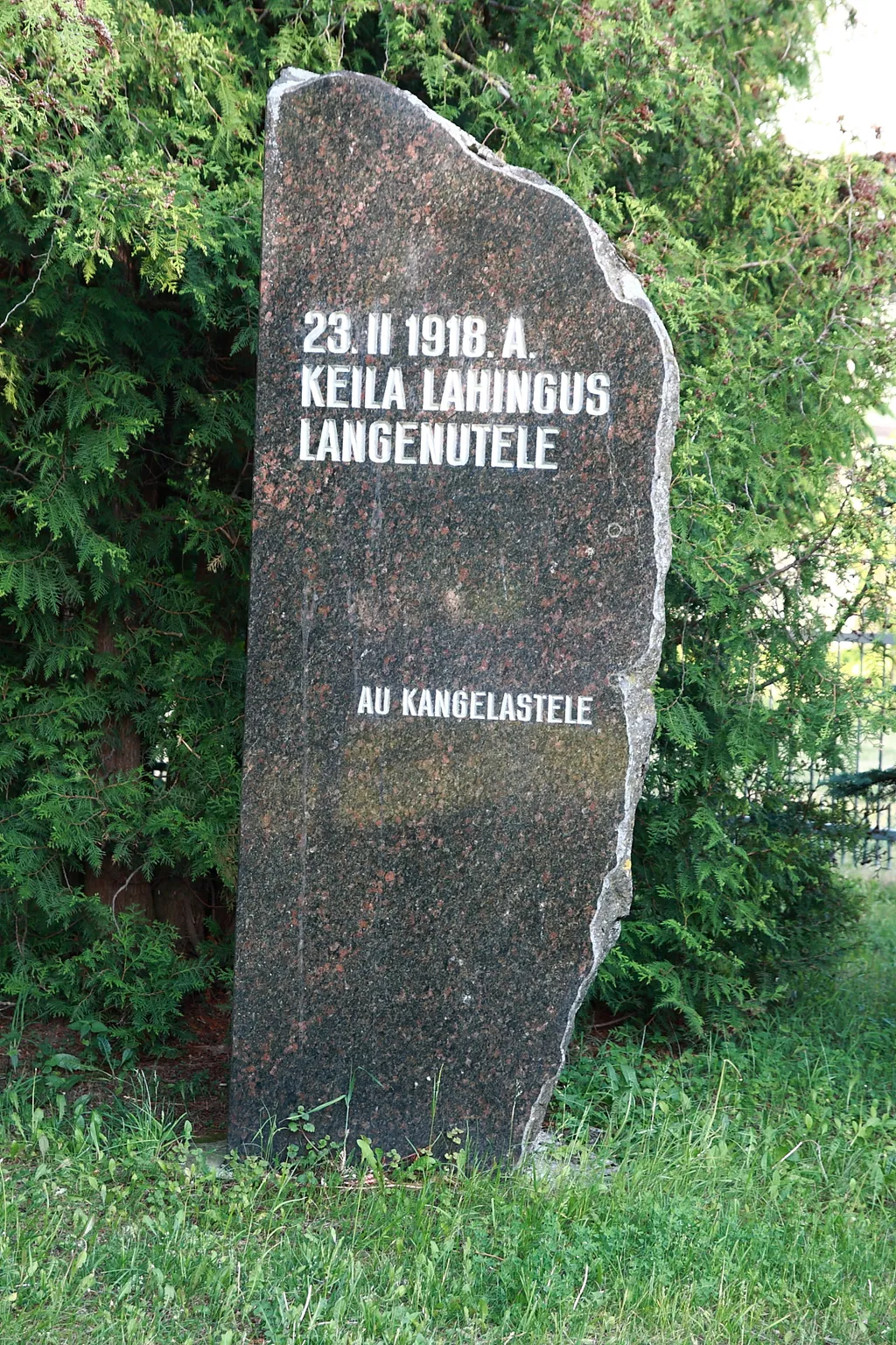 Памятный знак в Кейле.