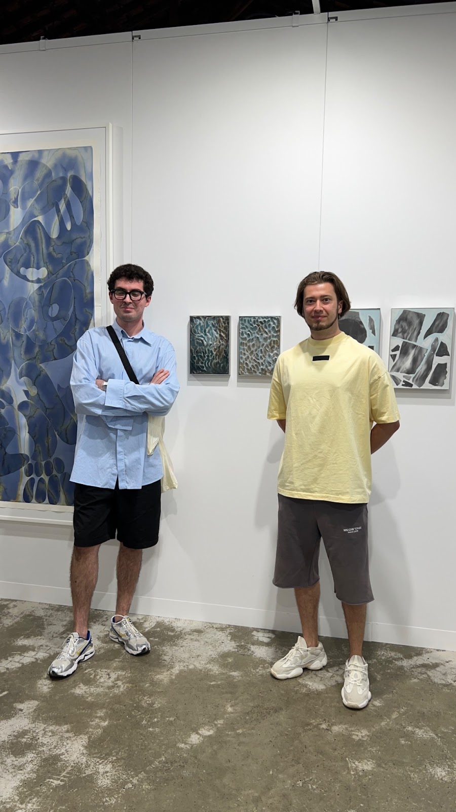 Я и Игорь Шиленков с работой Ники Нееловой