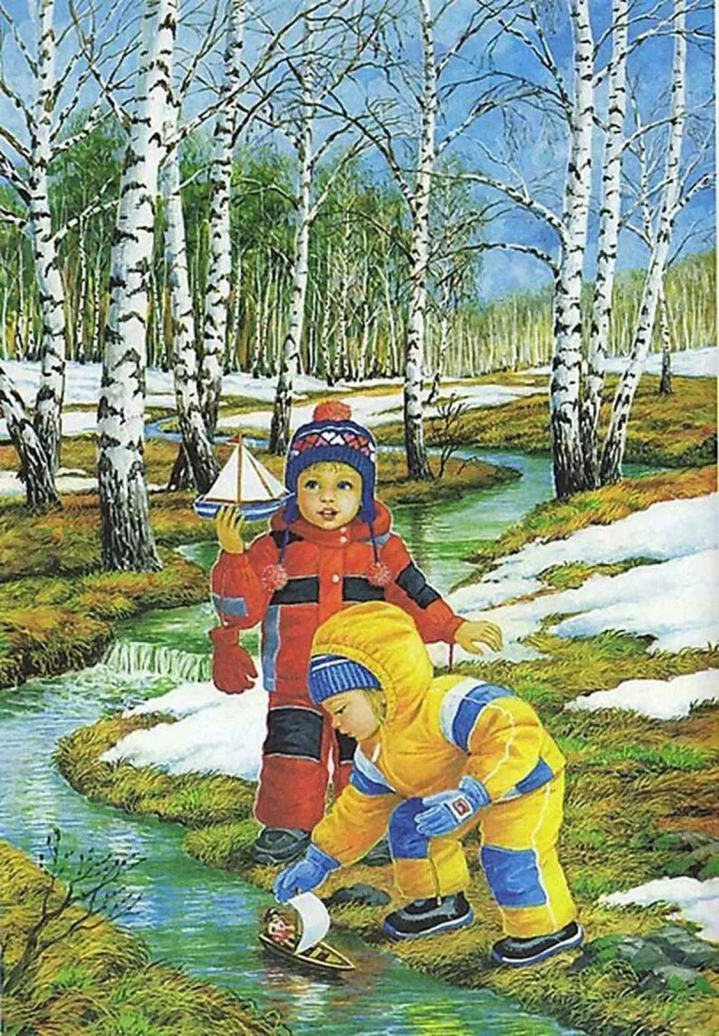 Песни про весну. Сборник детских музыкальных композиций и нот