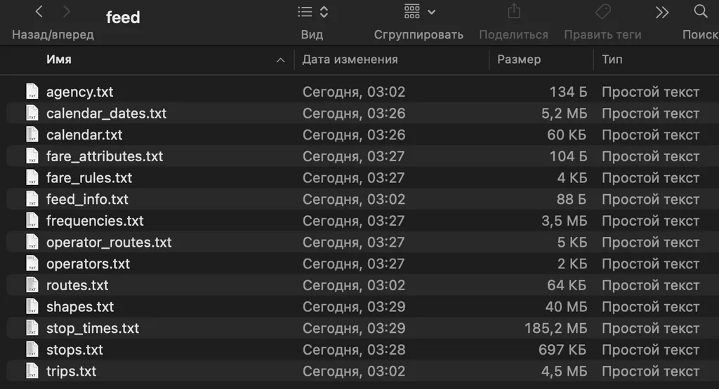 расширения у файлов txt, но внутри там csv