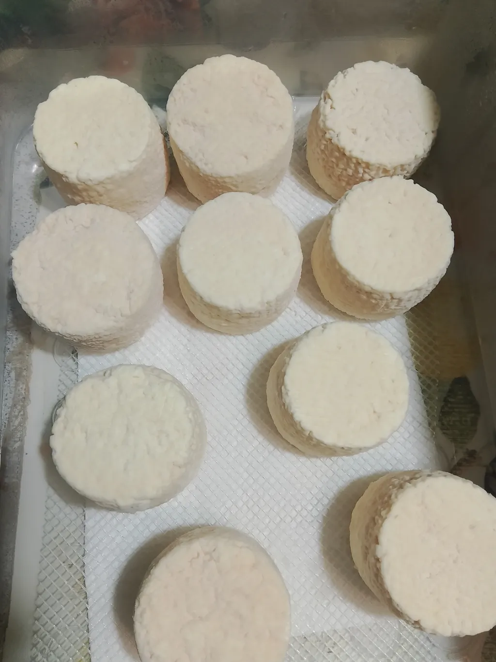 На фото "крафтовый" сыр, аналог Французского сыра «Кроттен-де-шавиньоль»