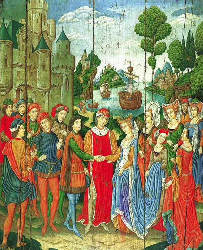 Работа Испанского анонима «Обручение Святой Урсулы»