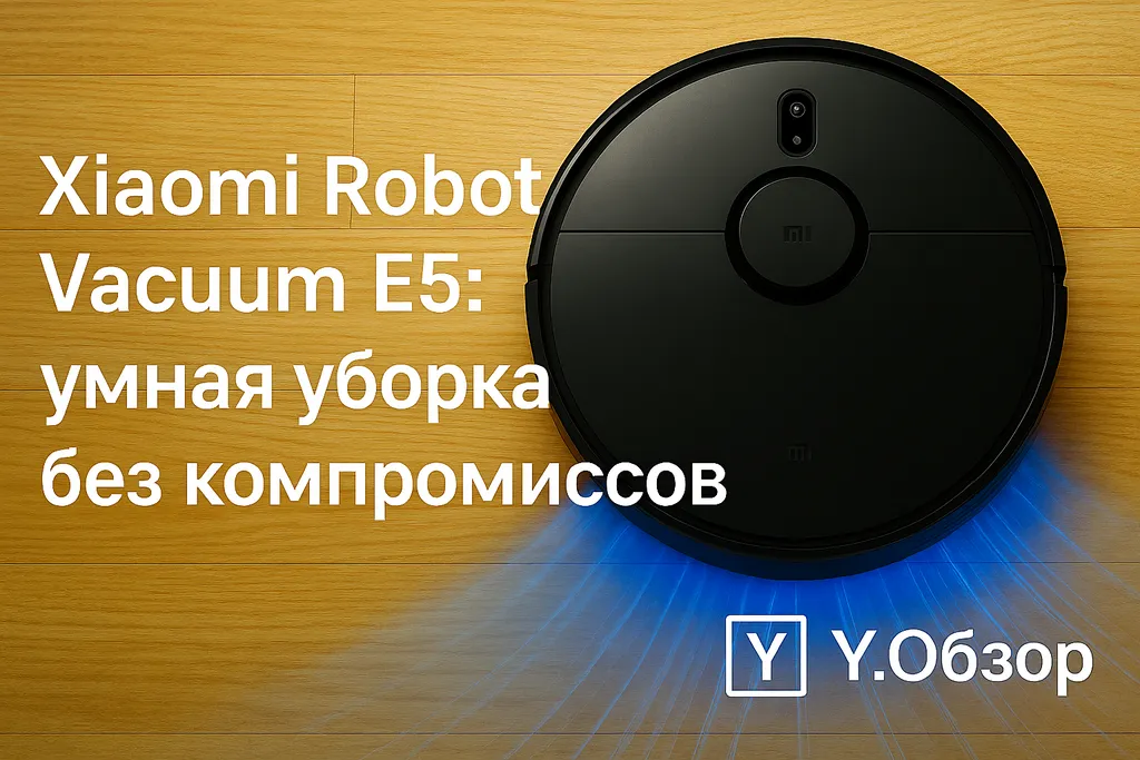 Робот-пылесос Xiaomi Robot Vacuum E5 — умная уборка без компромисов