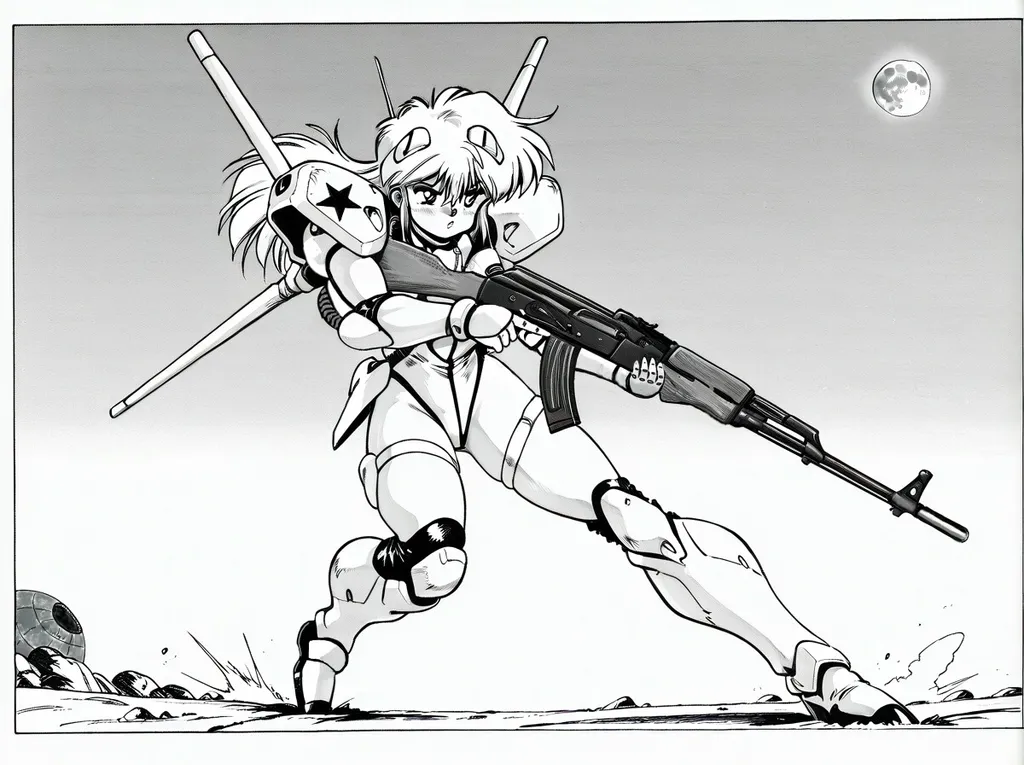 В год написания проекта "Горизонт" заслуженный ветеран японского гандамостроения Мика Акитака ещё даже не родился, но если дать некоторую волю художественной фантазии...