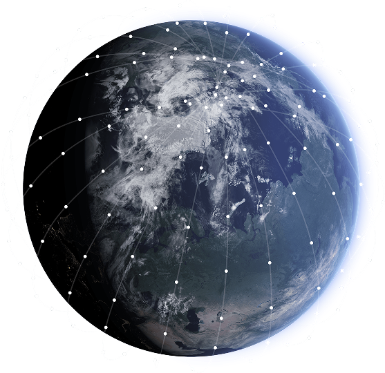 Схема движения спутников на полярных орбитах в базовой проектной сборке покрытия. Иллюстрация с официальной страницы Бюро 1440.