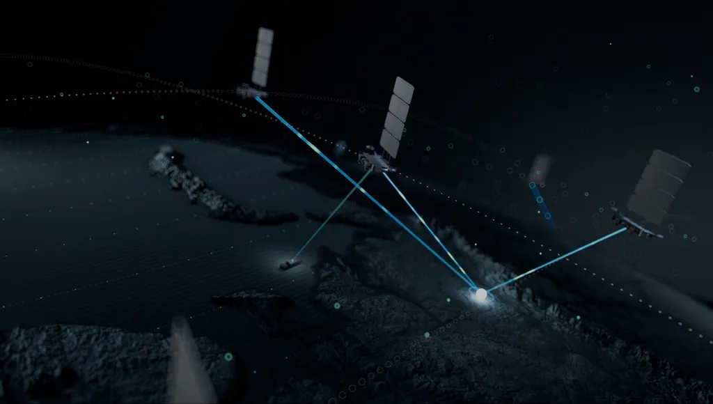 Схема обслуживания точки несколькими спутниками одновременно. Иллюстрация с официальной страницы Бюро 1440.