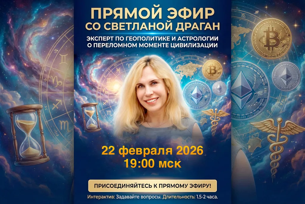 🔴 ПРЯМОЙ ЭФИР: онлайн-встреча со Светланой Драган 22.02.26 в 19:00 мск