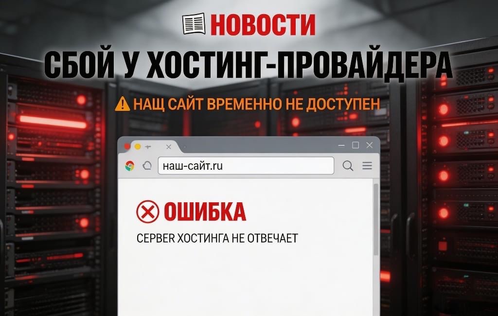 Уважаемые читатели! Сбой в работе хостинг-провайдера.
