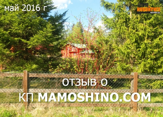 Отзыв о коттеджном посёлке MAMOSHINO.com (2016 г.)