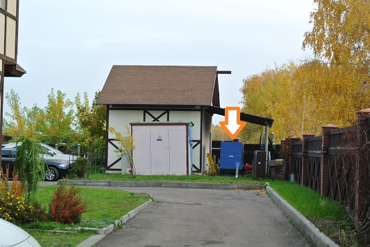 Генератор на случай отключений в КП Старая Рига