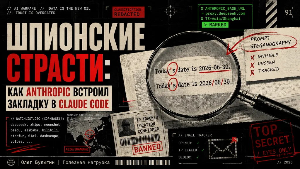 Шпионские страсти: как Anthropic встроил закладку в Claude Code 🕵️‍♂️