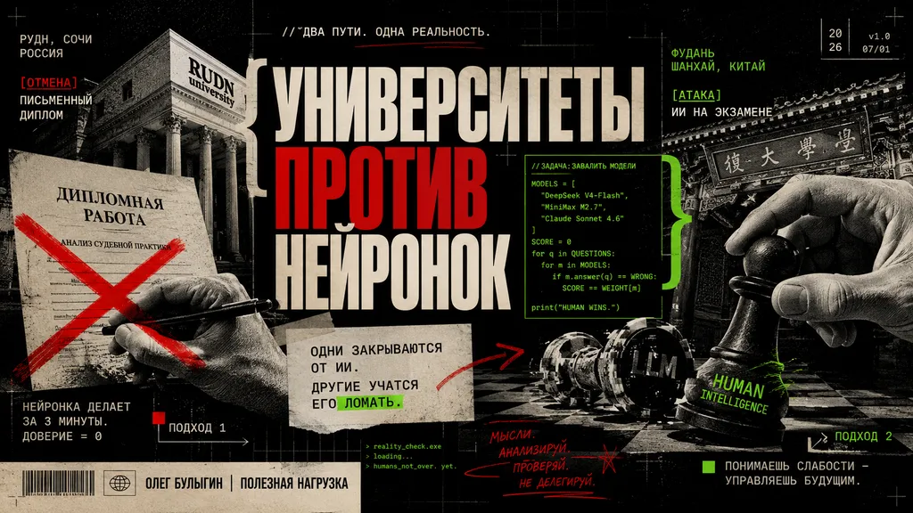 Университеты против нейронок 💀