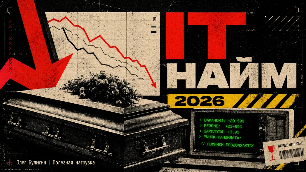 IT-найм 2026: продолжаем поминки по «рынку кандидата» 📉