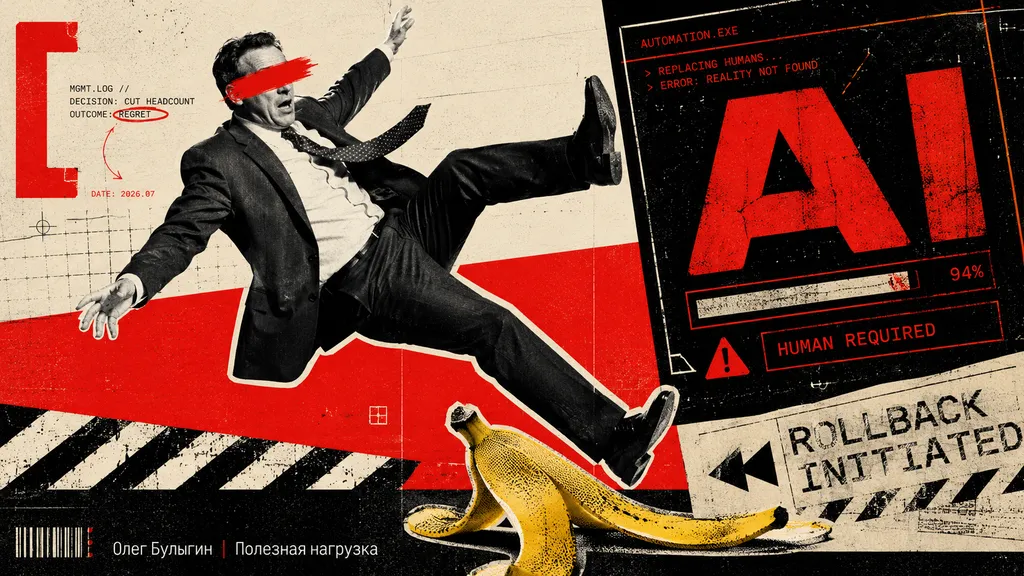 Эффективные менеджеры поскользнулись на ИИ 🍌