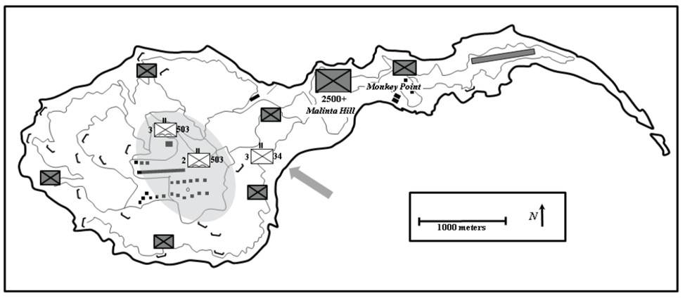 Карта 2. Начало штурма, 16 февраля 1945 года.