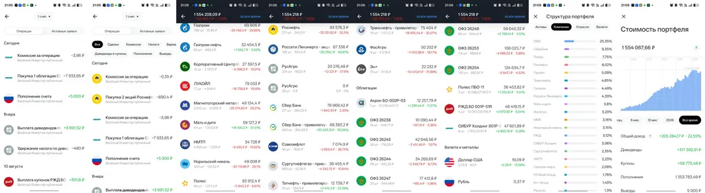 Закупка в публичный портфель #акциина5000