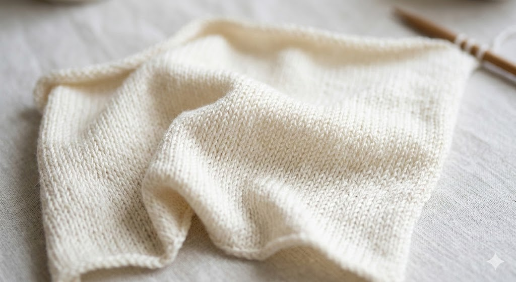 Летнее платье из шелка и хлопка