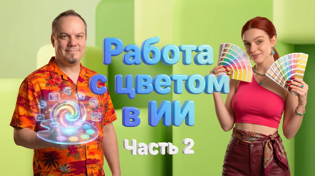 Работа с цветом в ИИ. Часть 2