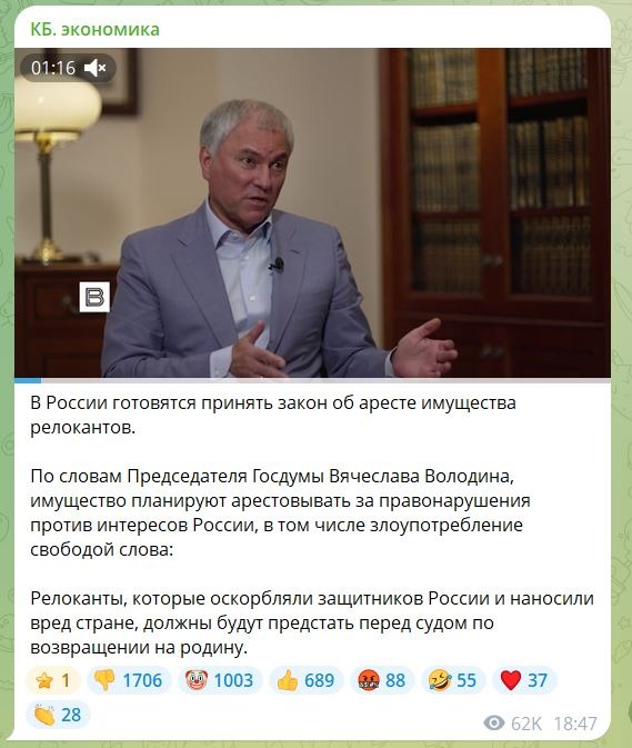 Про имущество релокантов