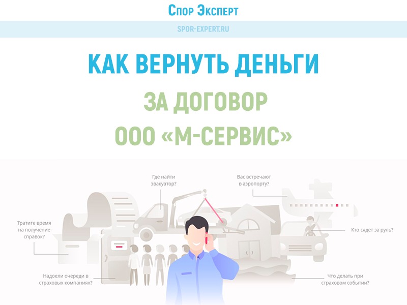 Как отказаться и вернуть деньги с ООО «М-Сервис» за услуги