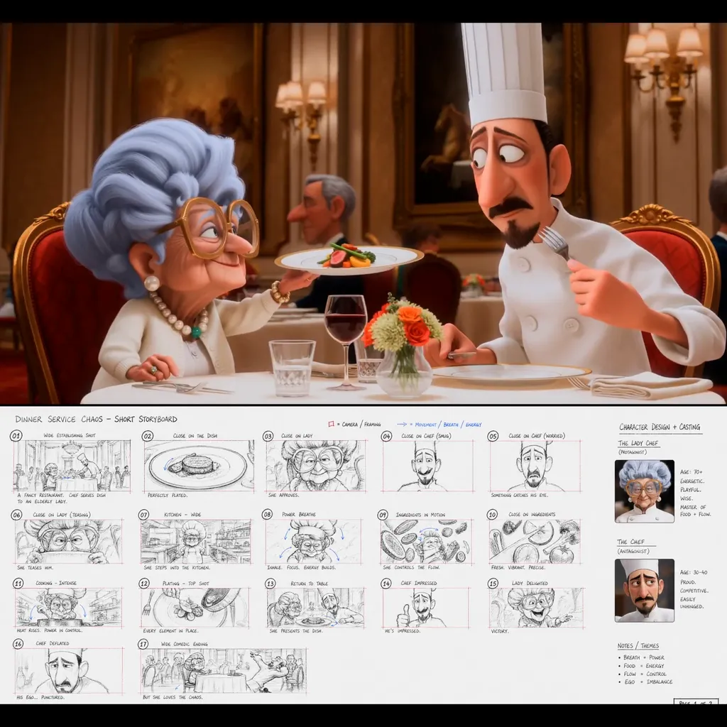 Создаем в одно лицо мультик в стиле Pixar — Вкус