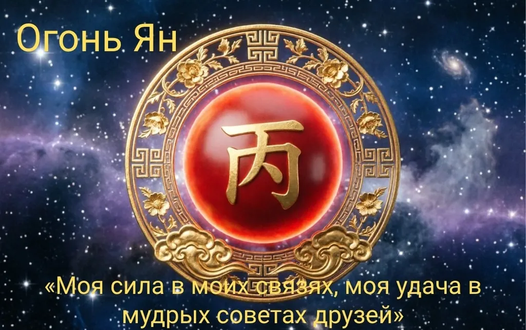 Огонь Ян (Бин 丙). Девиз на месяц Огненного Петуха