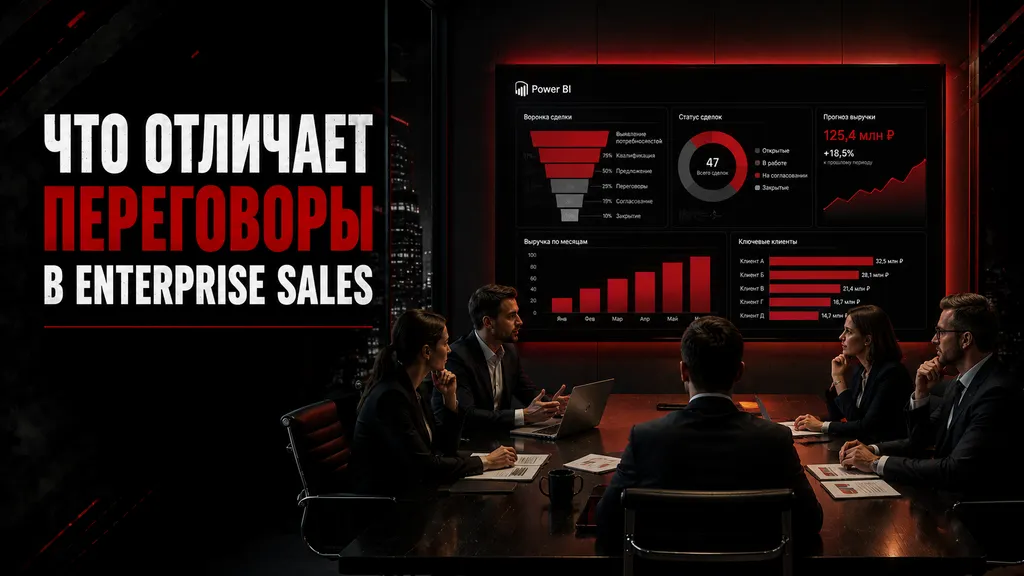 Курс Enterprise Sales. Урок 5.1. Что отличает переговоры в Enterprise Sales