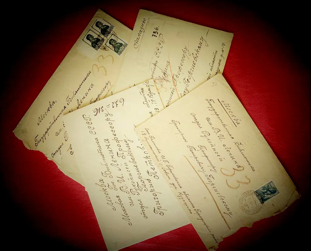 Конверты писем
Григорию Петровичу Георгиевскому