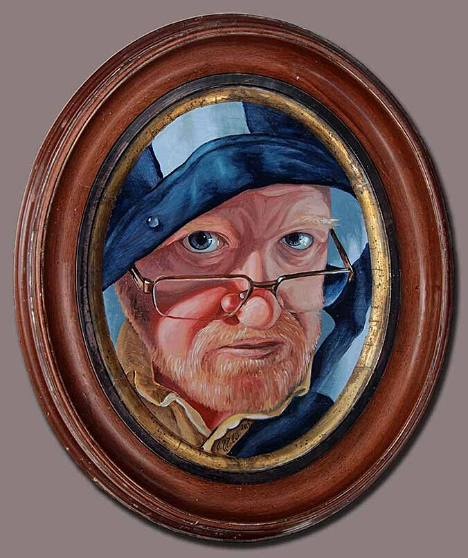 Именно этот автопортрет присутствует на сайте