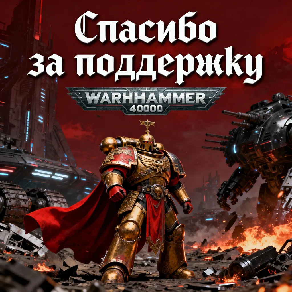 Дорогие слушатели и почитатели мира Warhammer 40k!
