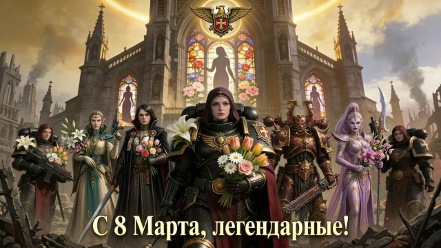С 8 Марта, бойцы Империума и дети тёмного Ока!