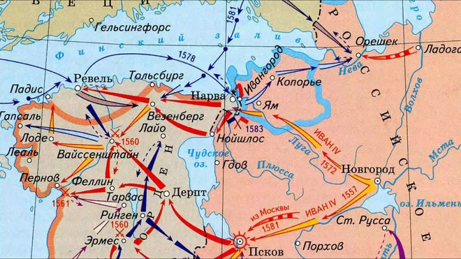 Русско шведская война карта 7 класс